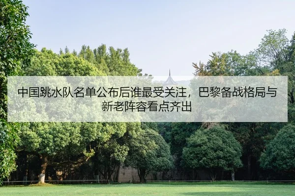 中国跳水队名单公布后谁最受关注，巴黎备战格局与新老阵容看点齐出
